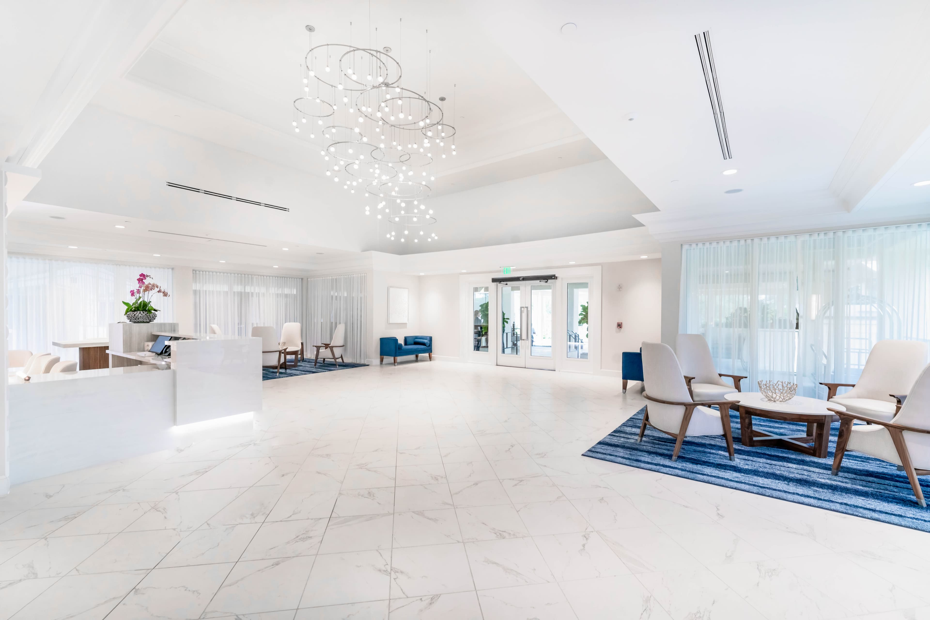 Another view of the main lobby of the club